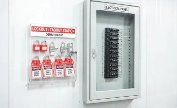 Lockout tagout station